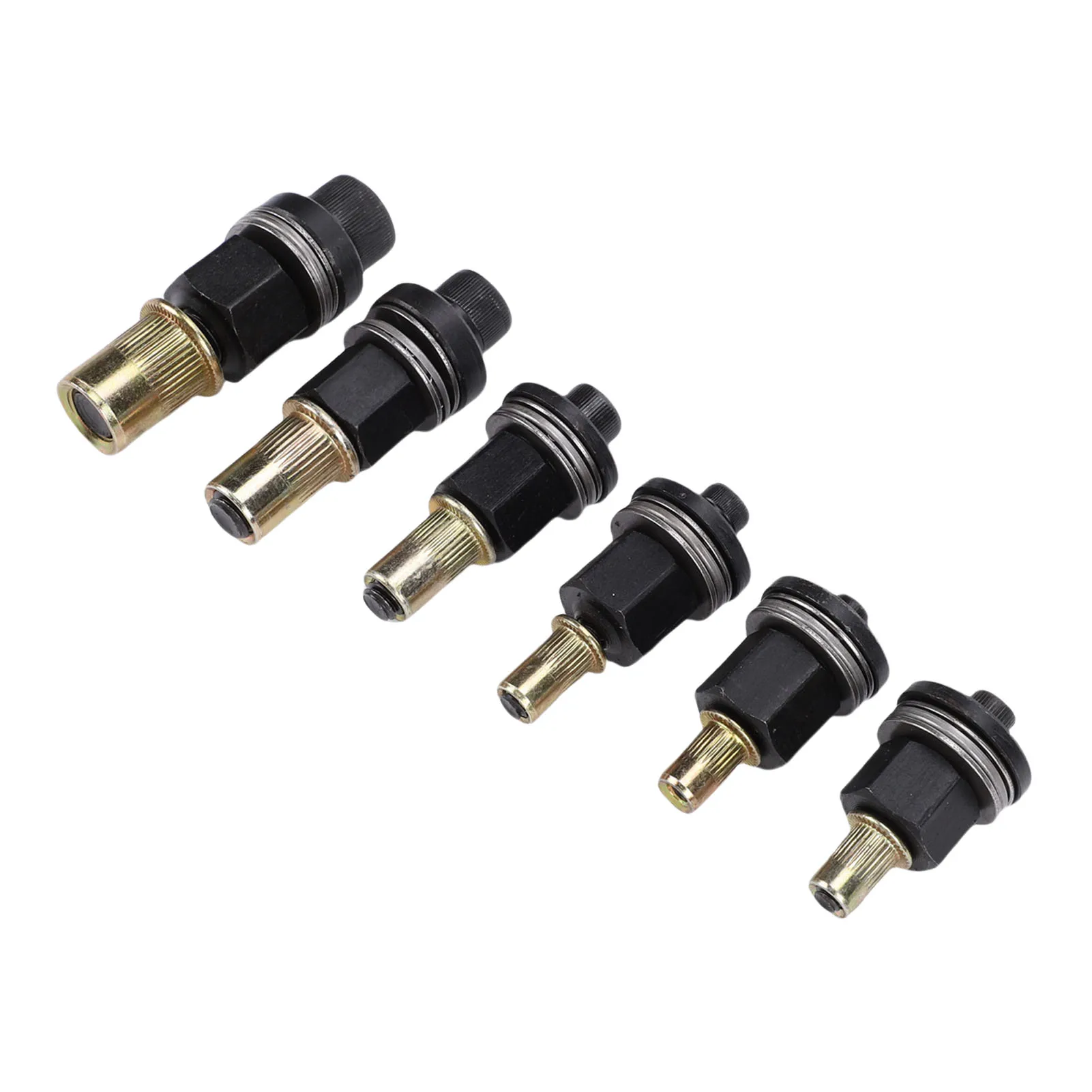 Hand Rivet Nut Tool Mandrels Manual Rivnut Tool Mandrel Set Accessories 10#-24~3/8-16 Industrial Supplies
