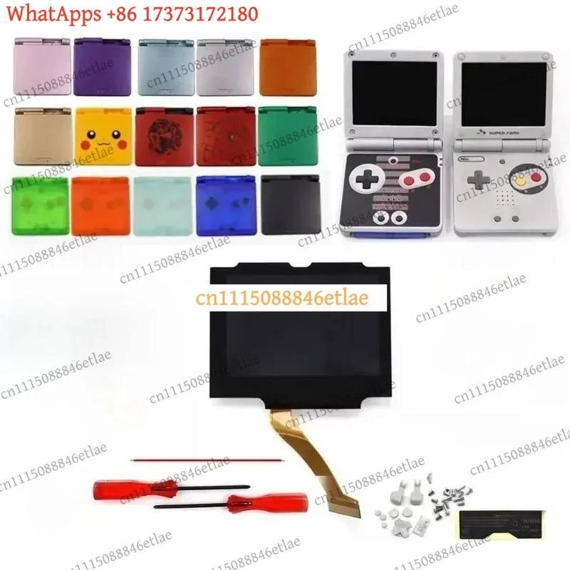 k03 For GBA SP 720x480 Retro Pixel IPS LCD Backlight Kit For GBA SP Console No Need to Cuting Shell