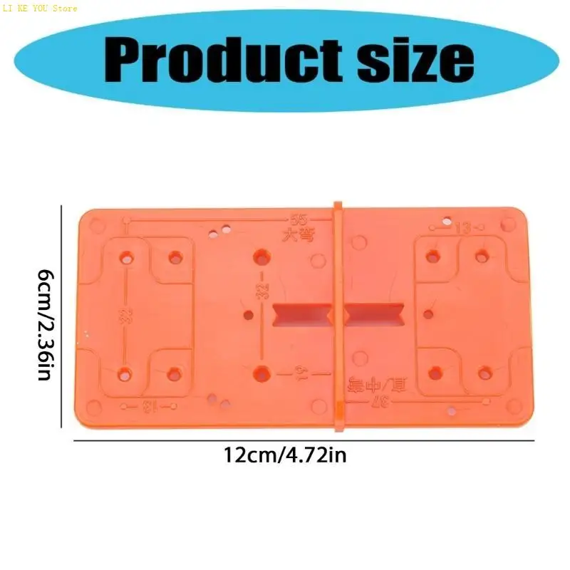 W3JE 35/40 mm Bisquillo carpinización carpintería Guía abertura inicio Guía orificio taladro Terrestre