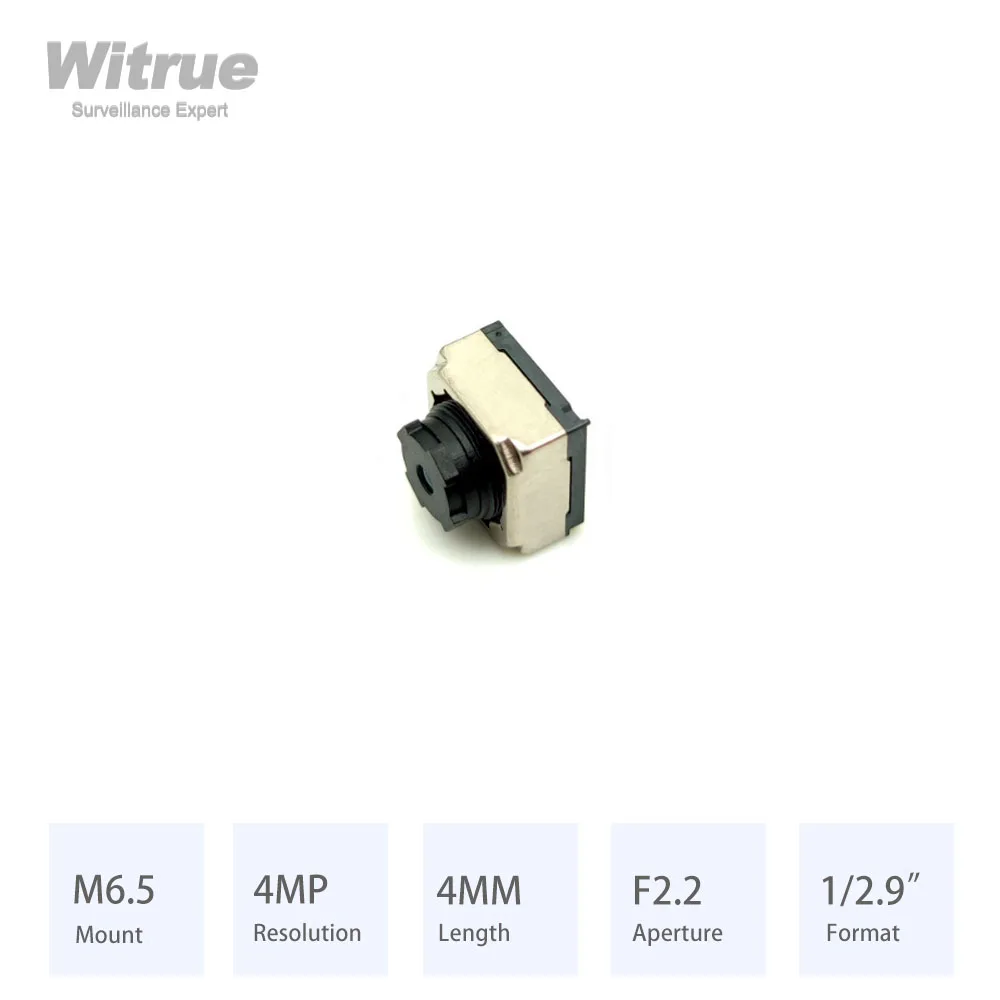 Witrue Auto Focus VCM Motor Lens M6.5*0.25 HD 4MP 4MM F2.2 1/2.9