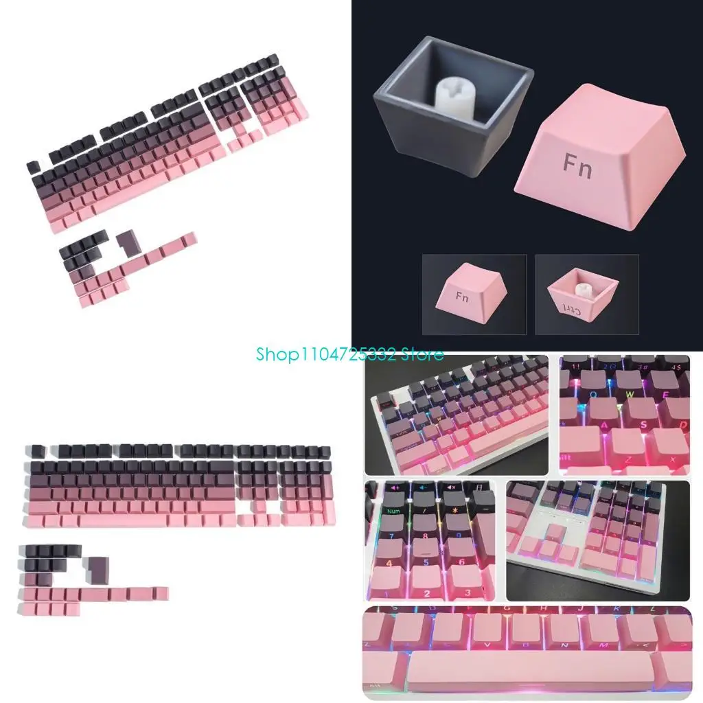 

P5EA 133PCS Color PBT -клавиш