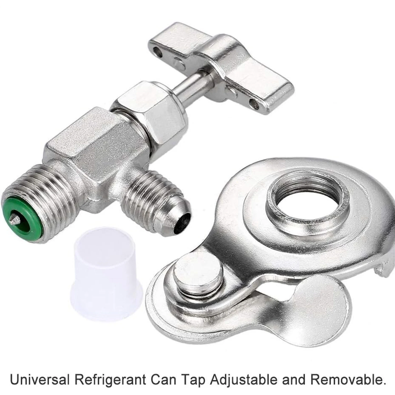 Universal Can Tap Dispenser Valve For R12 R134a R22 R410 Refrigerant Charge Hose Car Refrigerant Dispensing Valve Bottle Opener