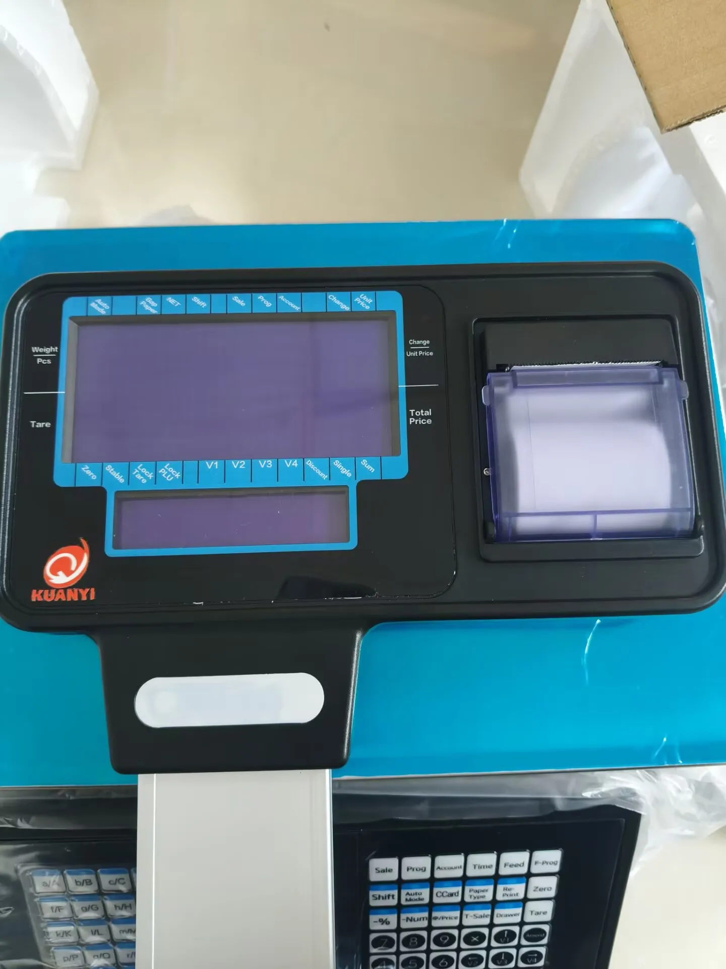 WIFI Dual Ticket Label Printer Weighing Scale With Barcode Printer Vegetable Balance  Barcode Scale Label Printing Scale