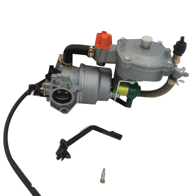 

Carburetor Kit Dual Fuel GX390 Gas Generator Silver For 188F 190F 4.5-5.5KW Multi-Fuel Water Pump-AU62