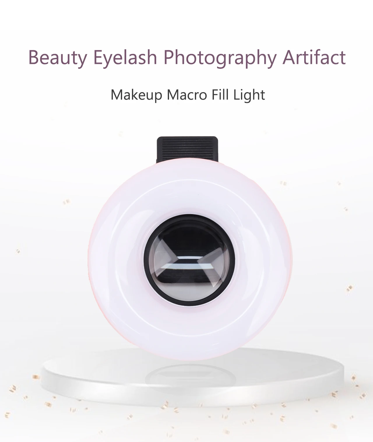 Neues Objektiv für Mobile 15X Fill Ring Light Selfie Live Lampe Kameraobjektiv mit LED Universal Flash Smartphone Tragbarer Lichtclip – Detail 9