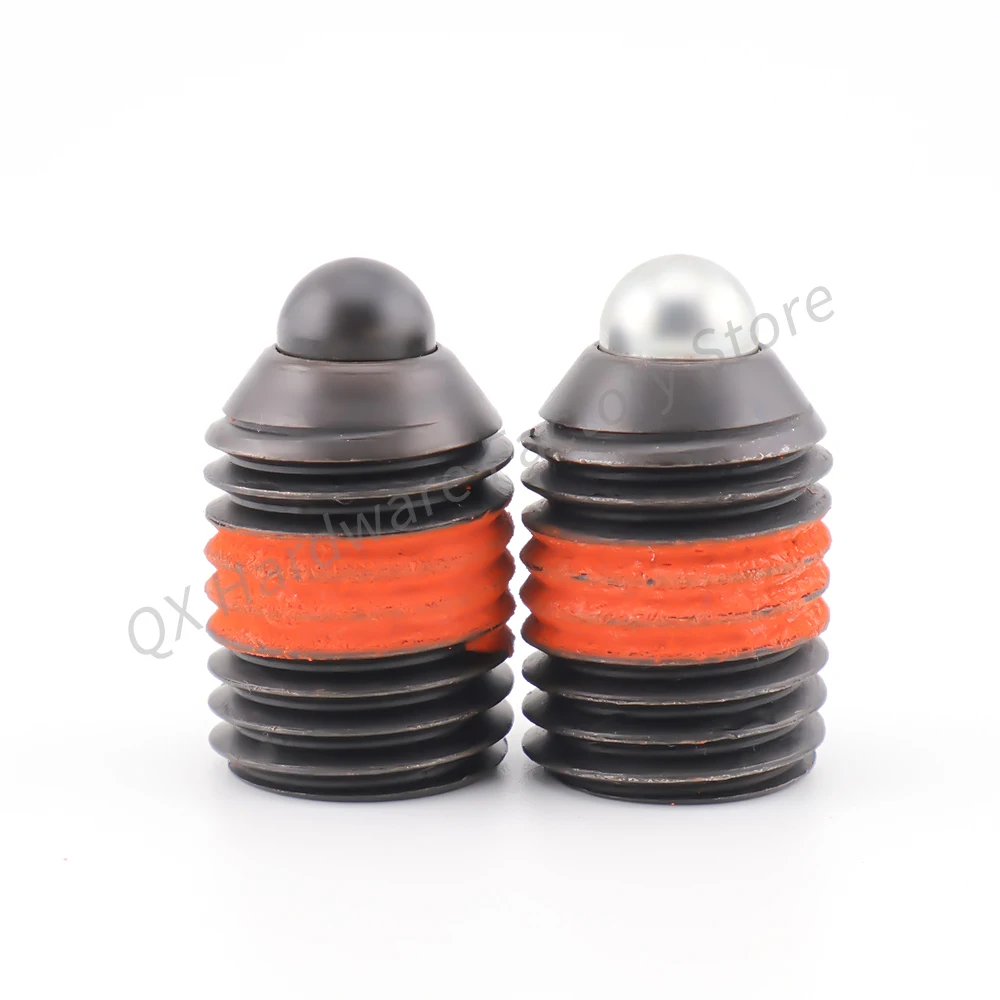 Хорошая цена QX513 Легкая нагрузка Сверхмощная шестиугольная головка Пружинный плунжер из углеродистой стали Короткоходовой пружинный позиционирующий штифт