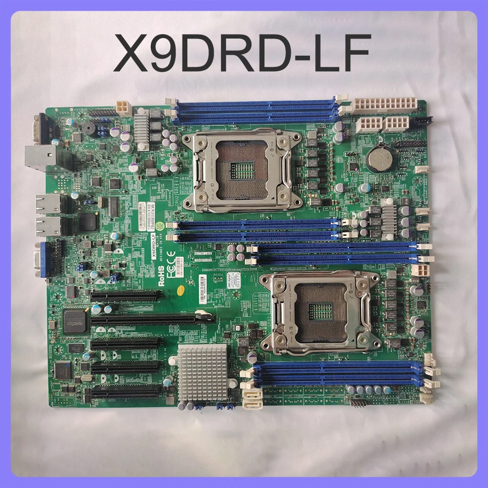 Supports Xeon Processor E5-2600 And E5-2600 v2 Family V2 LGA2011 For Supermicro Dual Server Mainboard X9DRD-LF