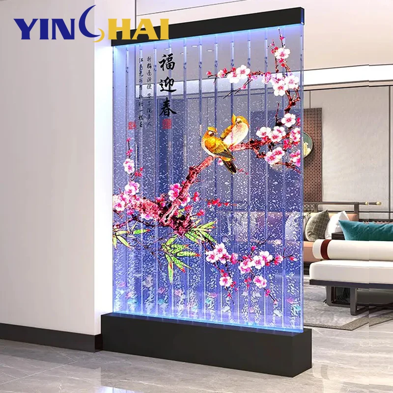 

Customization.Living Room Acrylic Water Bubble Wall With Patterned Background Variable Color Water Bubble Wall Room Divider Bubb
