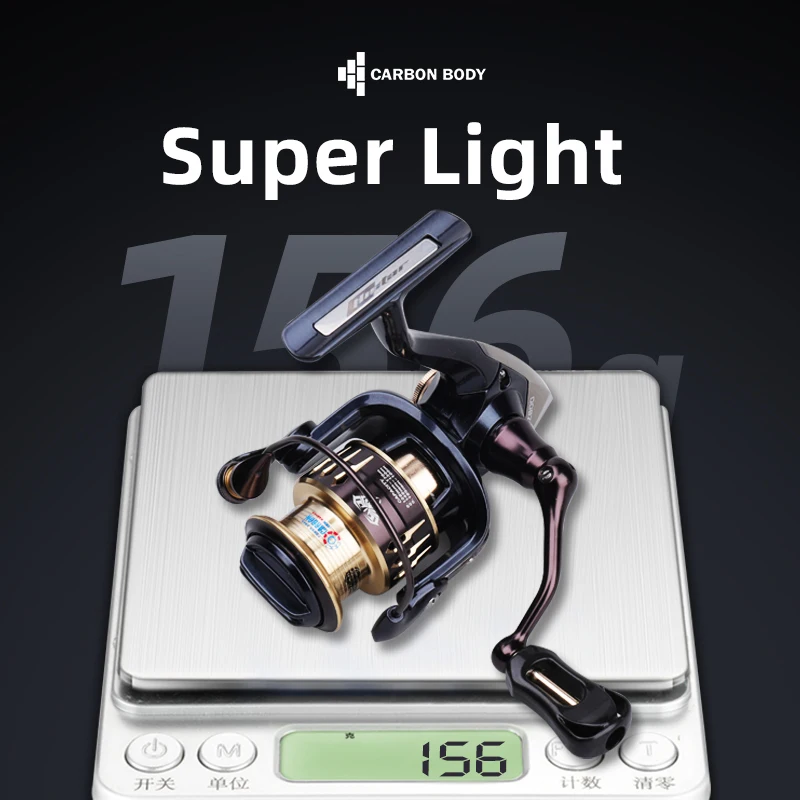 Carrete HASIDA AULA Ultraligero – Cuerpo carbono y 5 kg arrastre - imagen 3