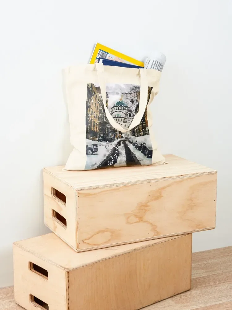 Beograd Belgrade We love to love and be loved. 26 Tote Bag canvas bags Canvas bag for women bags woman 2025