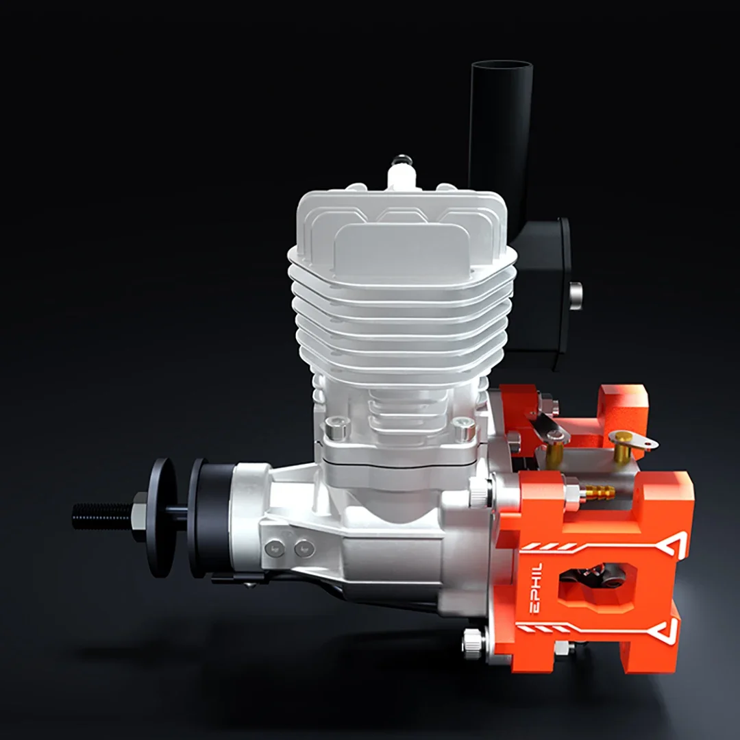 X-20cc-S Single Cylinder Two-Stroke Aircraft Model Engine for Fixed Wing Model Planes Side Row Configuration