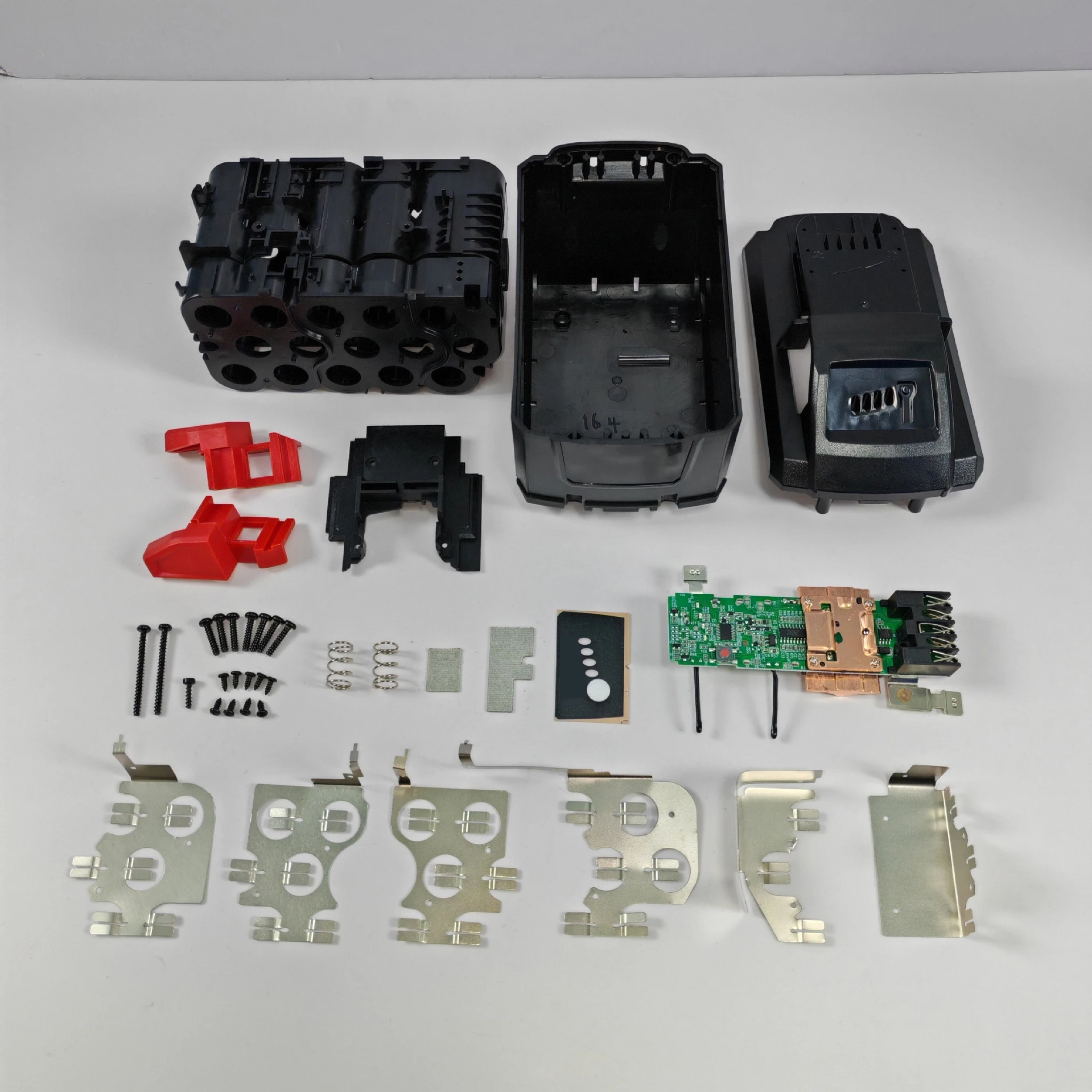 Replacement Battery Case for Milwaukee M18 18V 12Ah 15Ah DIY Kit 15x 21700 80A BMS PCB Nickel Bracket Shell M18 Power Tool