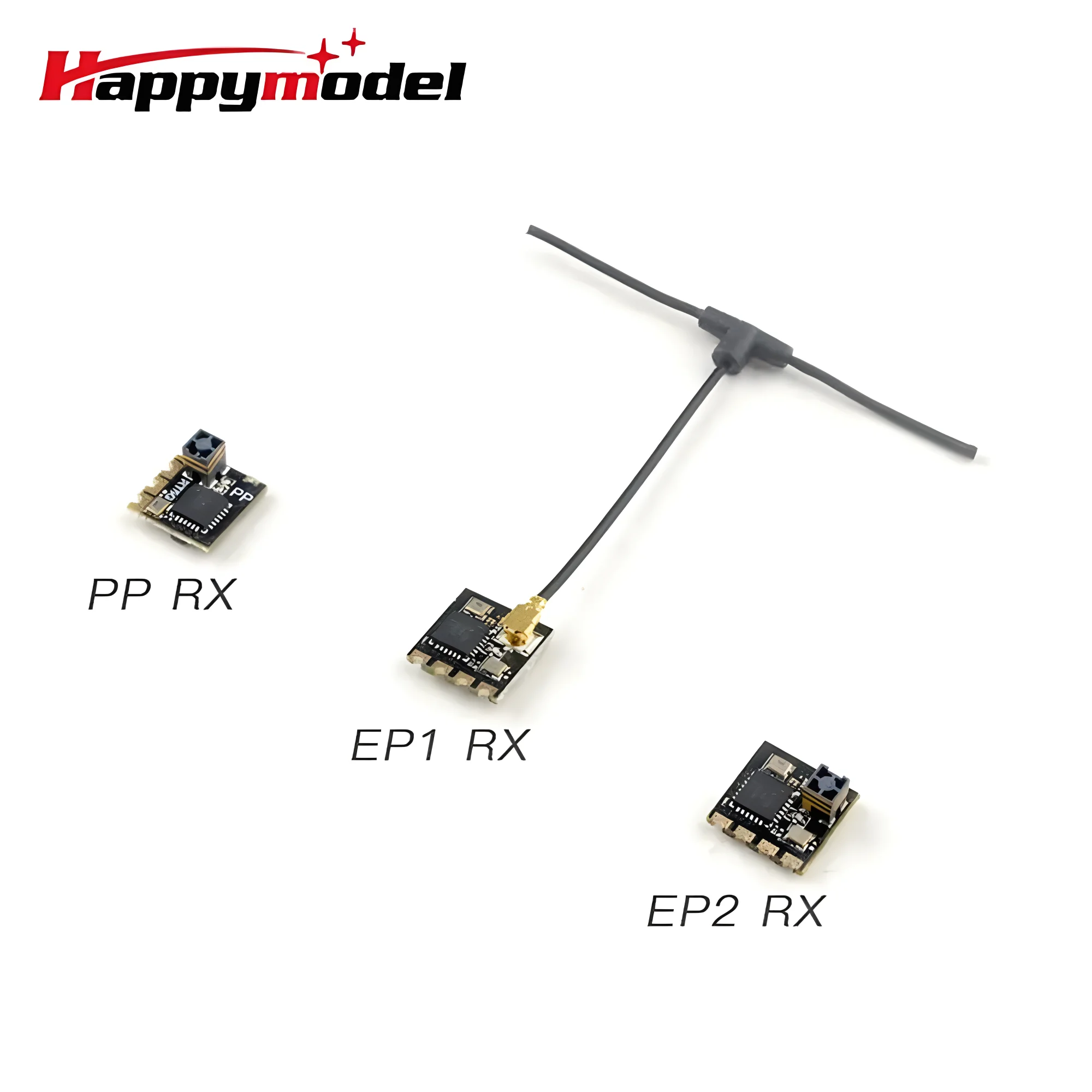 Happymodel 2.4G T Omnidirectional FPV Antenna 40MM/90MM IPEX/IPX/U.FL For RC FPV ELRS EP1 EP2 Receiver RX TBS Tracer