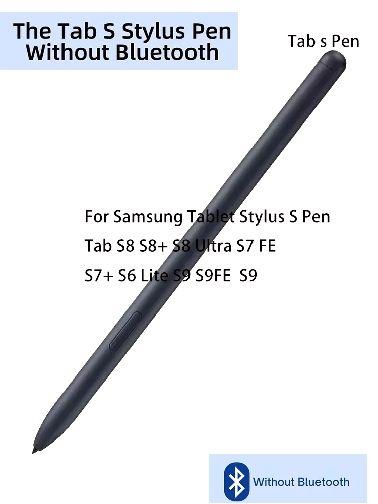 Tablet SPen Stylus Touch Pen Spen For Samsung Galaxy Tab S10 S8 S9 S9FE S7 FE S6 Lite S7+ S8+ Touch Pen Without Bluetooth