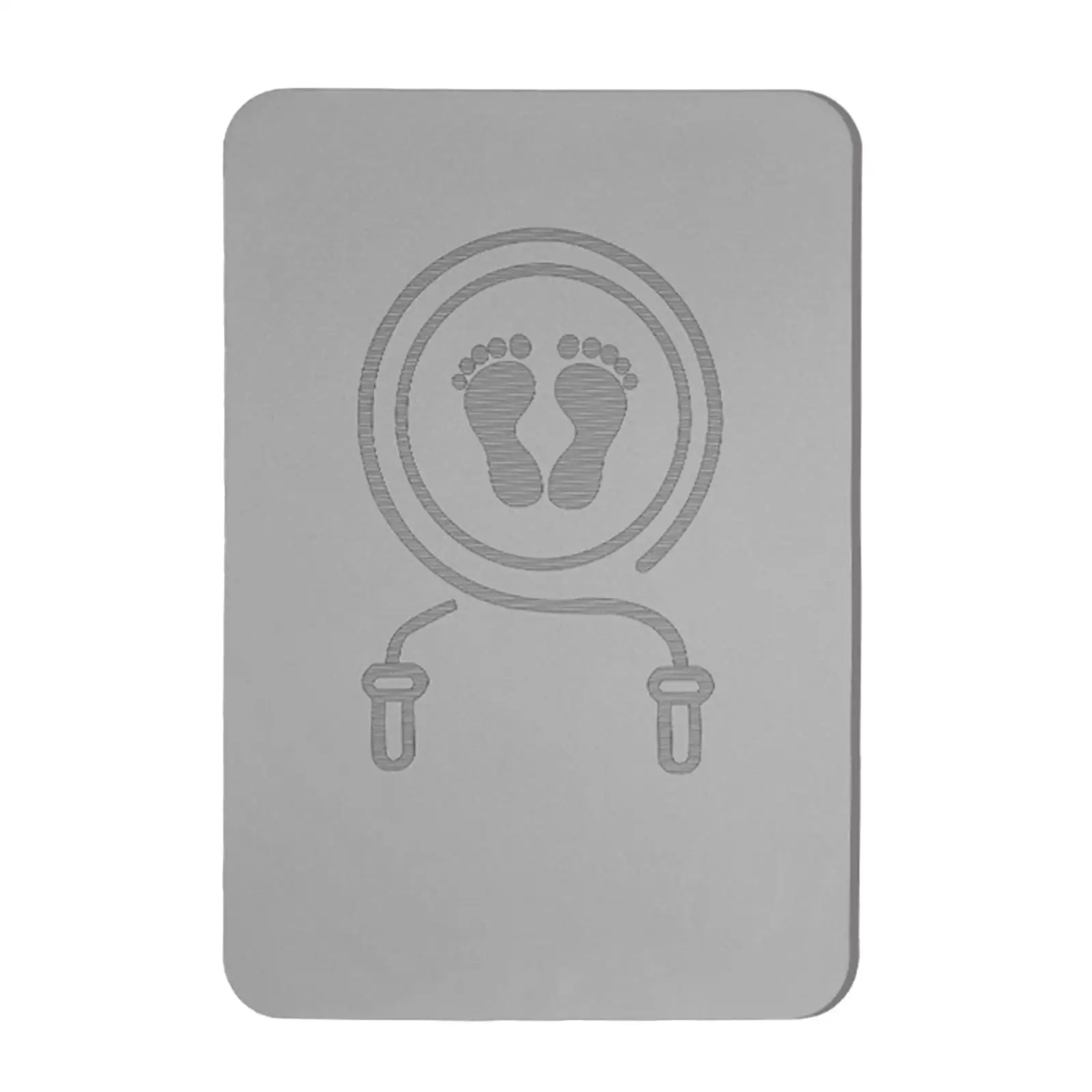 Anti Slip Jump Rope Training Mat TPU Soundproof Cushioned Floor Protection Pad Exercise Equipment Mat for Apartment and Home