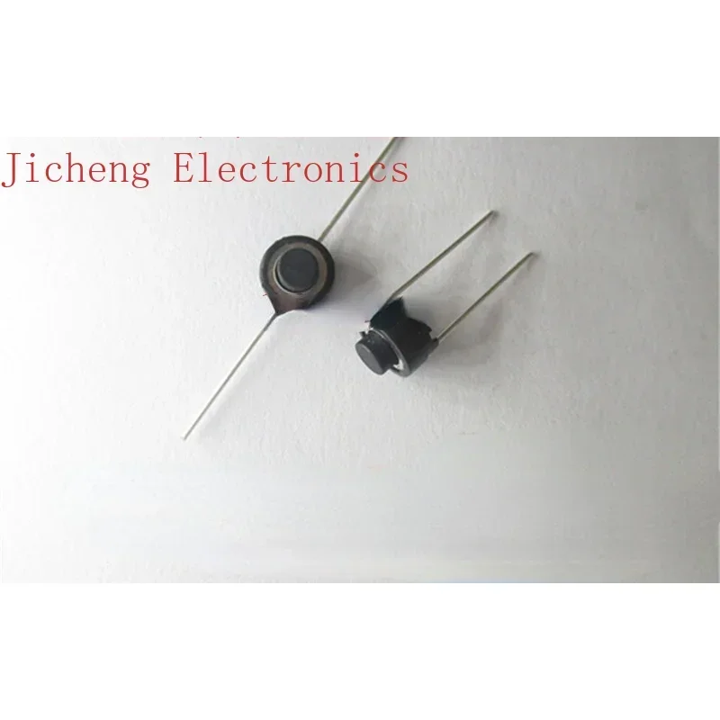 50PCS Tap The Switch 6*6* 5 In-line 2-pin Round Microswitch Power Button Black Head