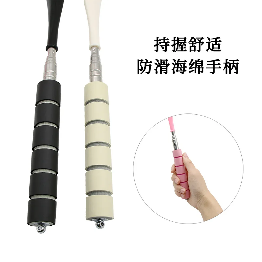 Telescopic Stainless Steel Shoe Horn - Long Handle Boot & Dress Shoe Helper for Home, Travel & Elderly