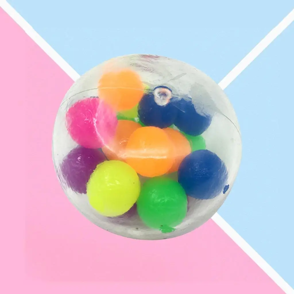 Funny Ball Small Stress Squeeze Grape Toy Pinch Ball for Kids Adult Squeeze Toys Birthday Gift Stress Relief Toy