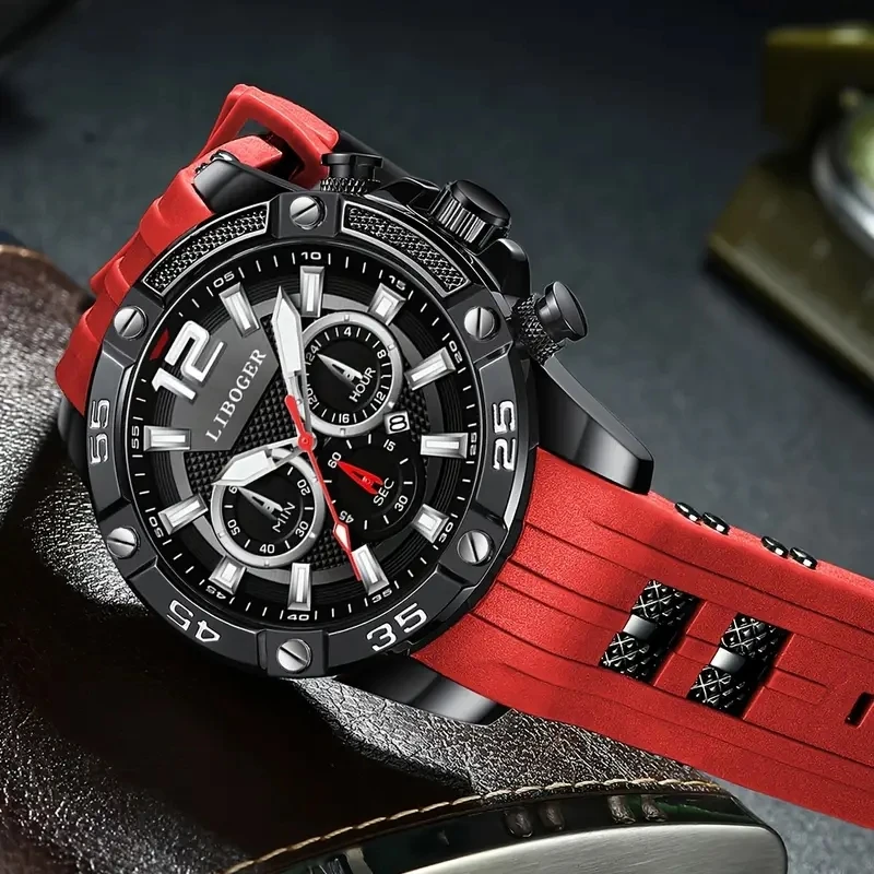 Men's Luxury Large Dial Quartz Wristwatch
