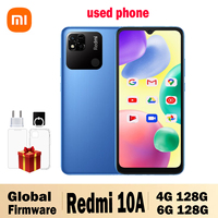 Xiaomi Redmi  10A 6GB 128GB SmartphoneOriginal 6.53' HD Display Helio G25 Octa Core 13MP Fingerprint 5000mAh used phone