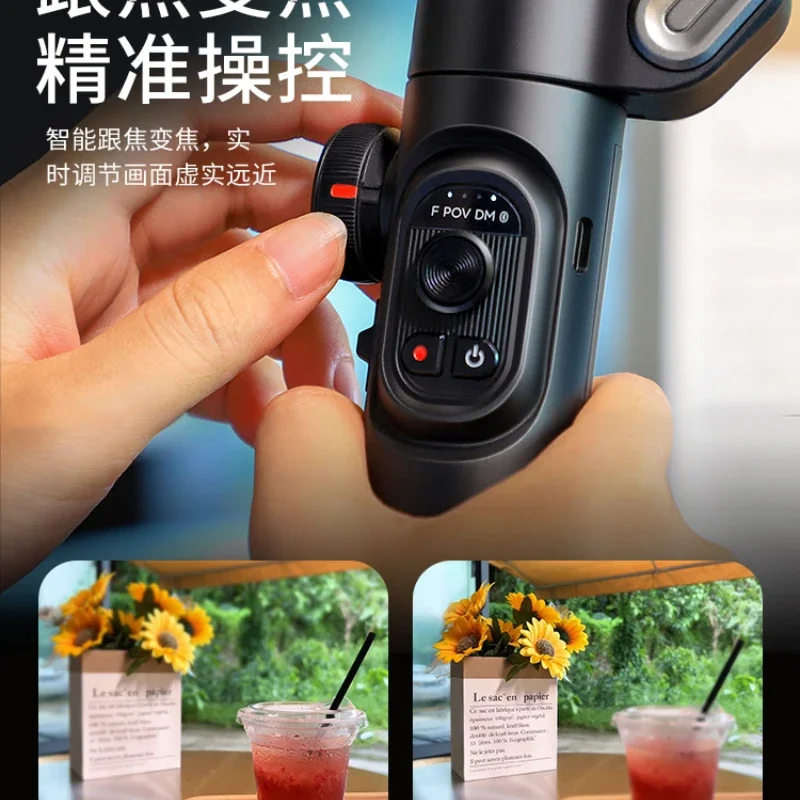 Face Tracking Three-Axis Mobile Phone Stabilizer Anti-Shake Handheld Artifact Shooting Bracket Multi-Function Video Shooting