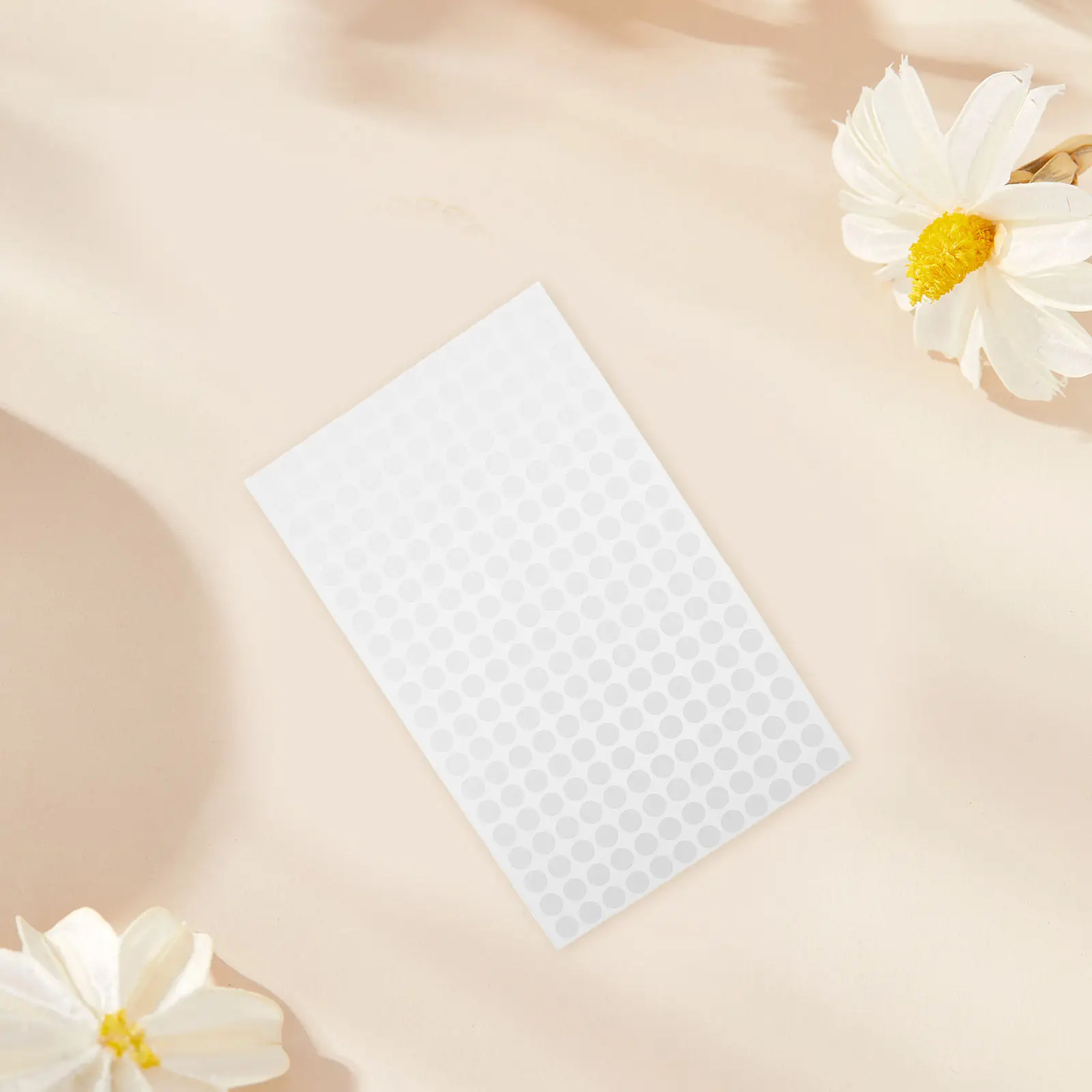 30Sheets Self Adhesive Labels Round Self-adhesive Writable Circle Stickers Removable Dot Classroom Office Projects 4