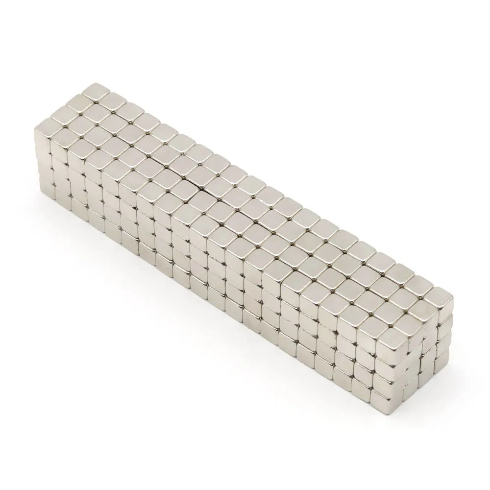 Magnes neodymowy 5x5x5mm, super mocny, silny magnes N35, mały magnes trwały NdFeB, magnes do lodówki 5x5x5 — 2