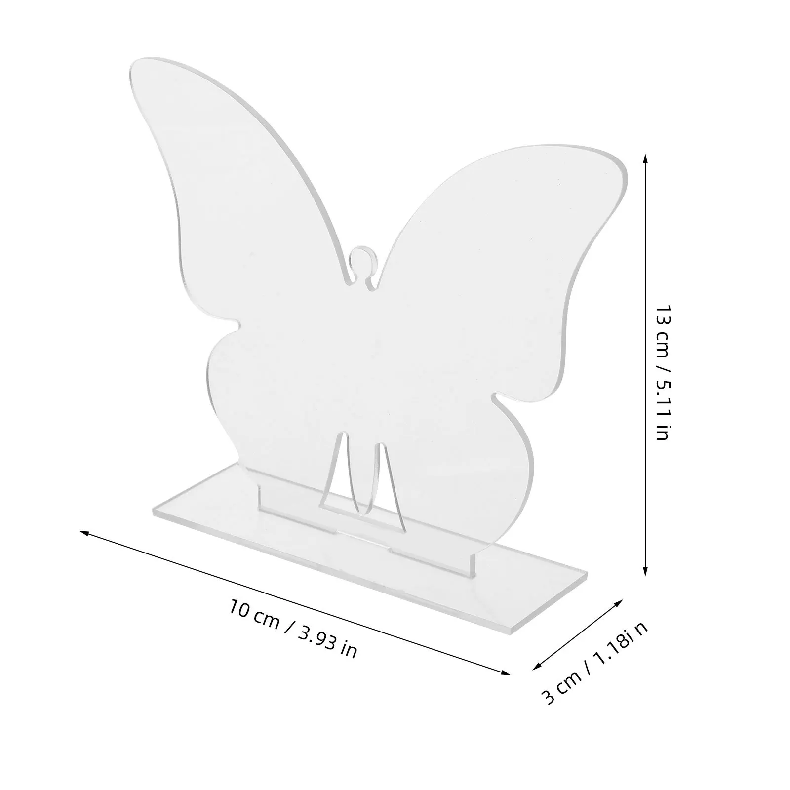 6Sets Acryl Tafelnummer Teken Lege Moderne Bruiloft Decoraties Acryl Tafelbord Herbruikbare Zetels Borden