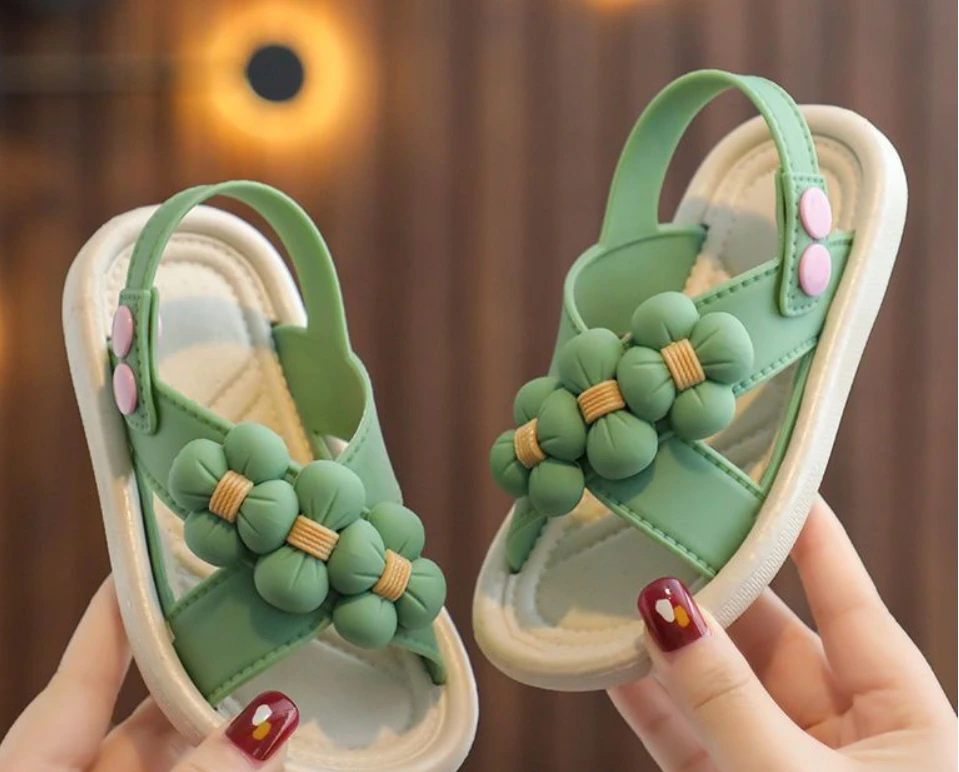 Girls' Sandals Children's Summer Princess Shoes Fashion Kids Little Girl Soft Sole Sports Sandals Beach Shoes