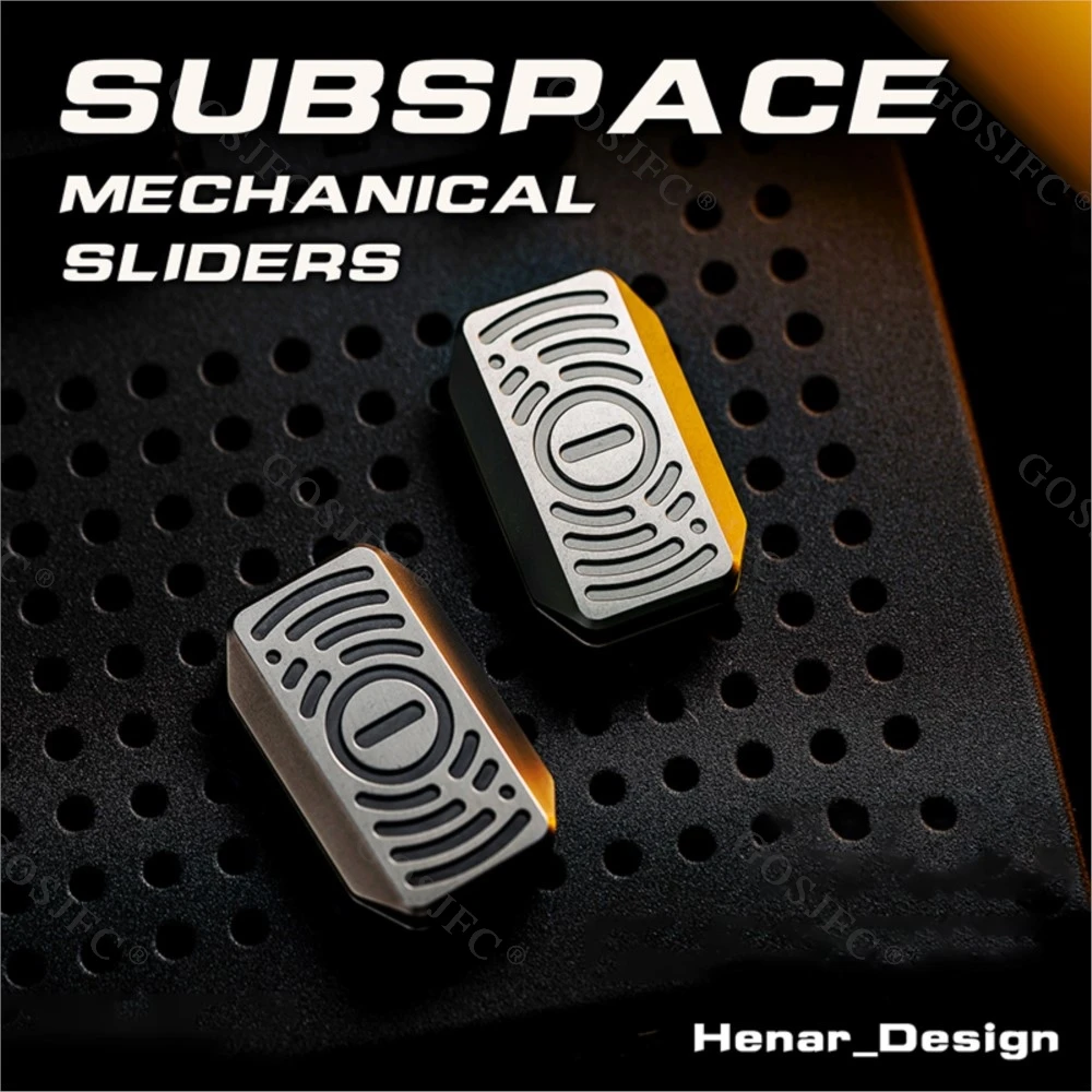 تحديثات المواد المنزلقة الميكانيكية ذات المساحة الفرعية من WANWU EDC للبالغين لعبة تخفيف التوتر المعدنية