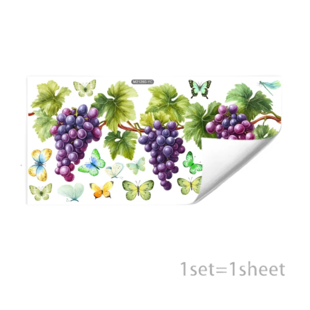 Removable Bathroom Wall Decals Butterfly Self-stick Decal Butterfly Wall Decal Self-stick PVC Single-sheet Application