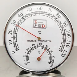 Thermometer Hygrometer Sauna Thermometer Metal Case Steam Sauna Room Thermometer Hygrometer Bath And Sauna Indoor Outdoor Used