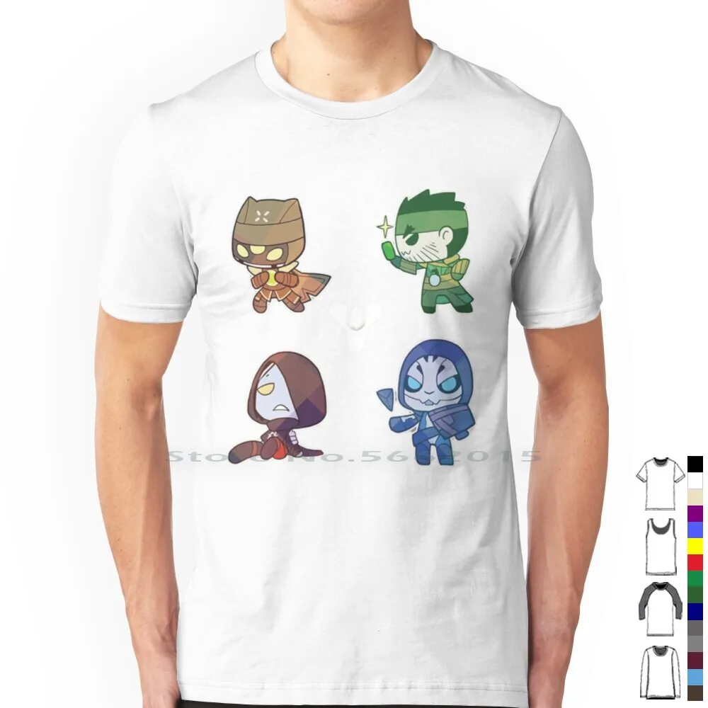 Arc 3 0 Destiny 2 Cute Characters T Shirt 100% Cotton Mega Milk Oryx 6 Agent Of The Nine Destiny 2 Season Hunter Titan Warlock