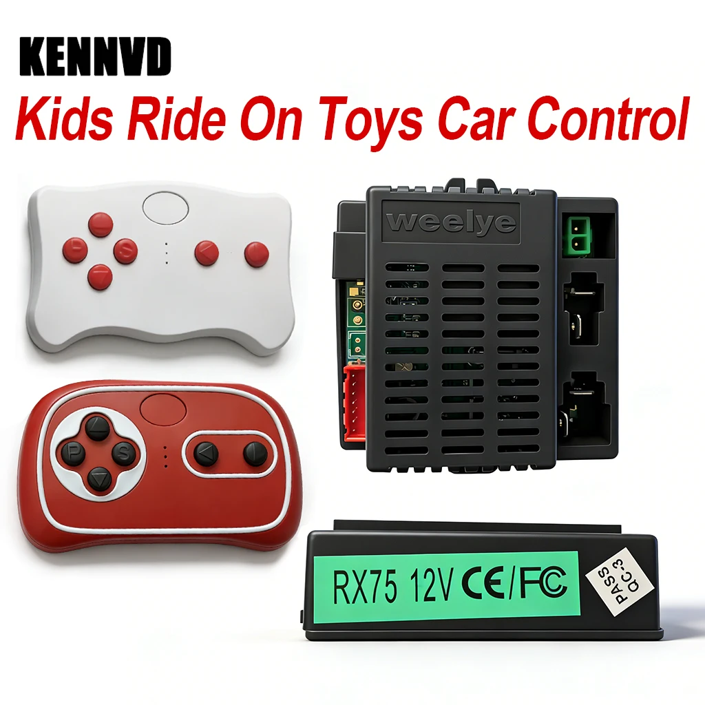 

Weelye RX75 12 В, детский электрический игрушечный автомобиль, 2,4G, передатчик с дистанционным управлением, детские игрушки, автомобильный контроллер, материнская плата
