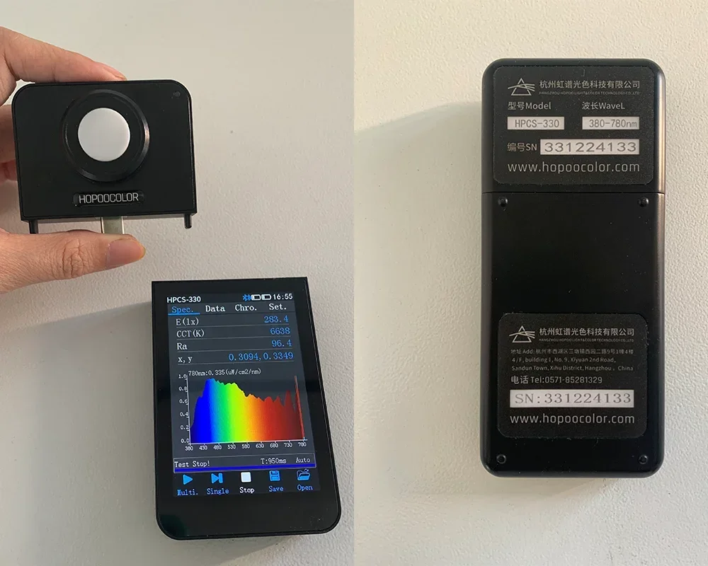 2025newWireless HPCS330 light meter for photography illuminometer