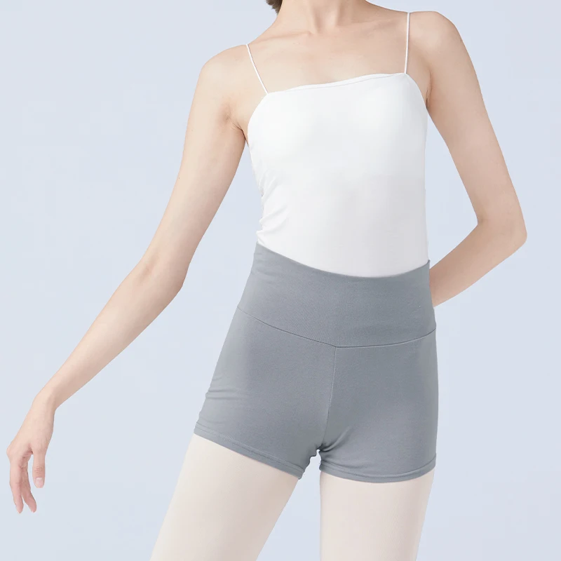 Pantaloncini da ballo per balletto da donna pantaloni Boxer da donna professionali in cotone pieno nero per ragazze per ballare