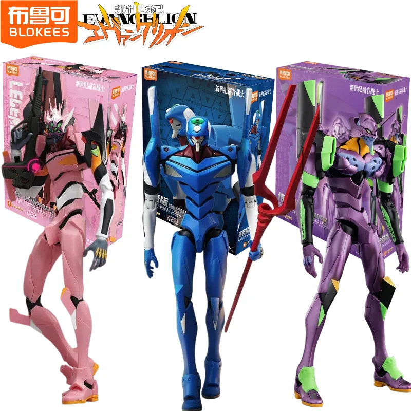 Figura de Acción BLOKEES EVANGELION EVA-08 NEON GENESIS EVA-00 PROTO TYPE, Mari Makinami Illustrious, Muñeca de Anime Ensamblada, Juguetes y Regalos
