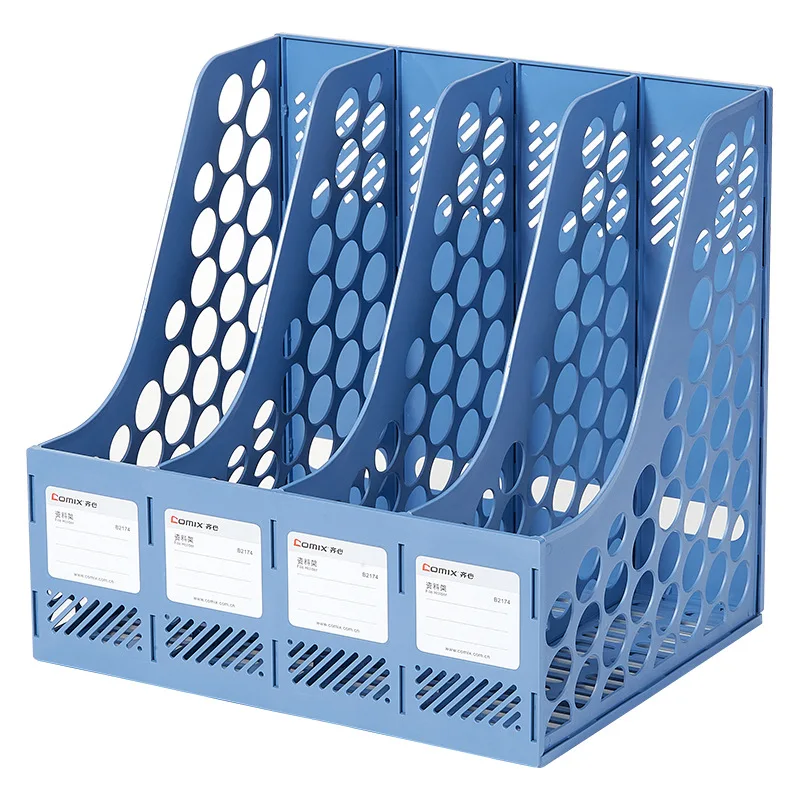 Document Organizer Box Desk Office Supplies File Holder Storage Book Stand Filing Cabinets Bookshelf Sorter Paper Sorter