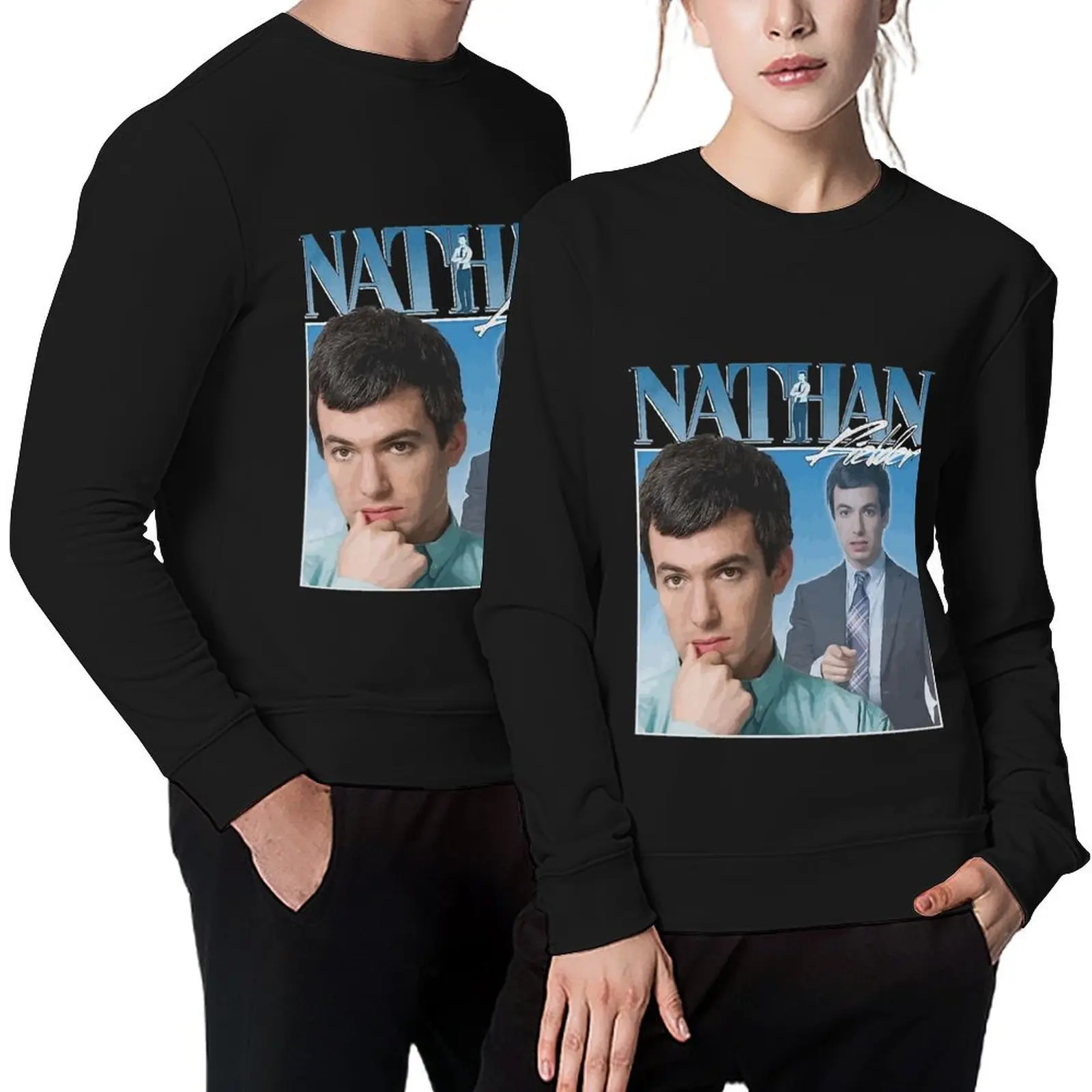 

Nathan Fielder, 90's, Vintage, Pullover tracksuit graphic t shirts men men clothing oversize sweatshirts