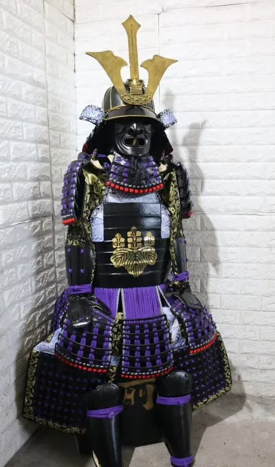 Japanese Samurai Armor Cosplay Movie The Last Warrio Stage Performance Costs Handdragged Real Armor Japanese Armors