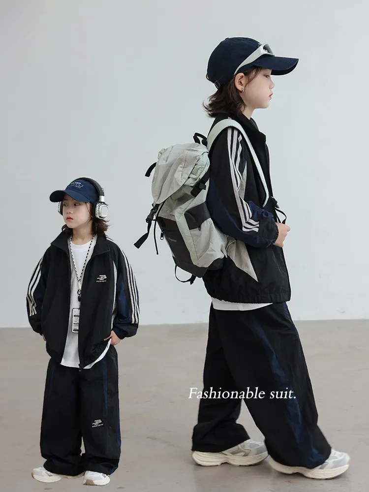 

boys' sports outfit stylish children's outfit and pants set in spring/autumn boys clothing