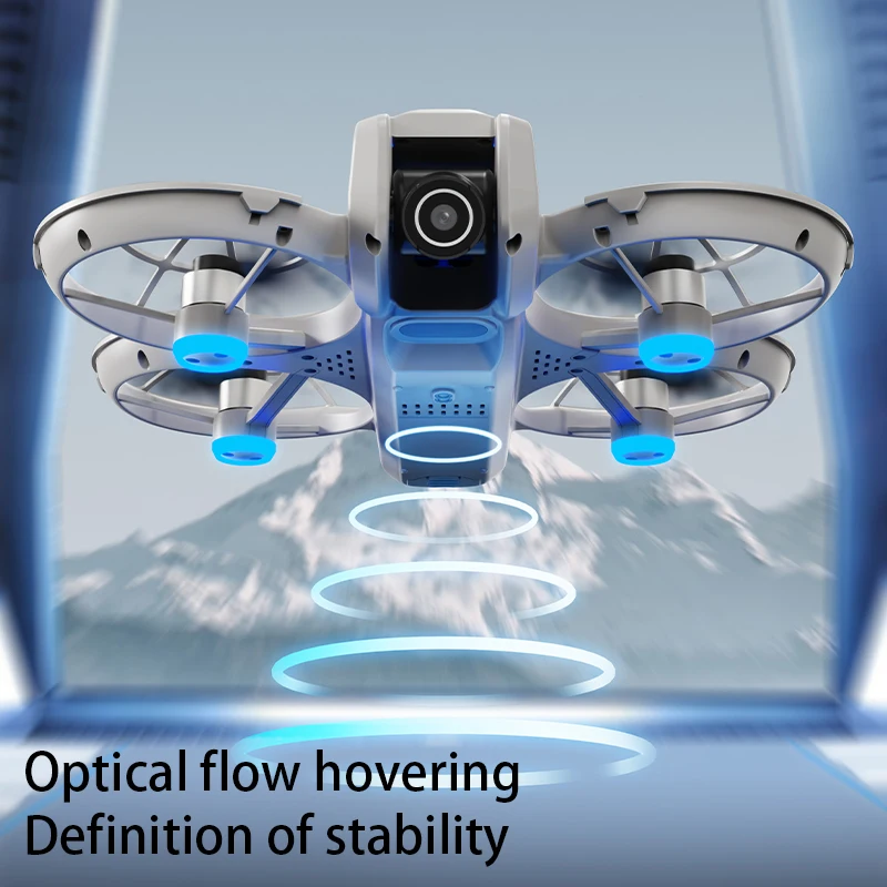 Dron L105 PRO Duel con Lente 8k, Protección Anticolisión Completa y Carcasa Completa, Pantalla Grande de 5.6 Pulgadas, Control Remoto, Quadcopter sin Escobillas