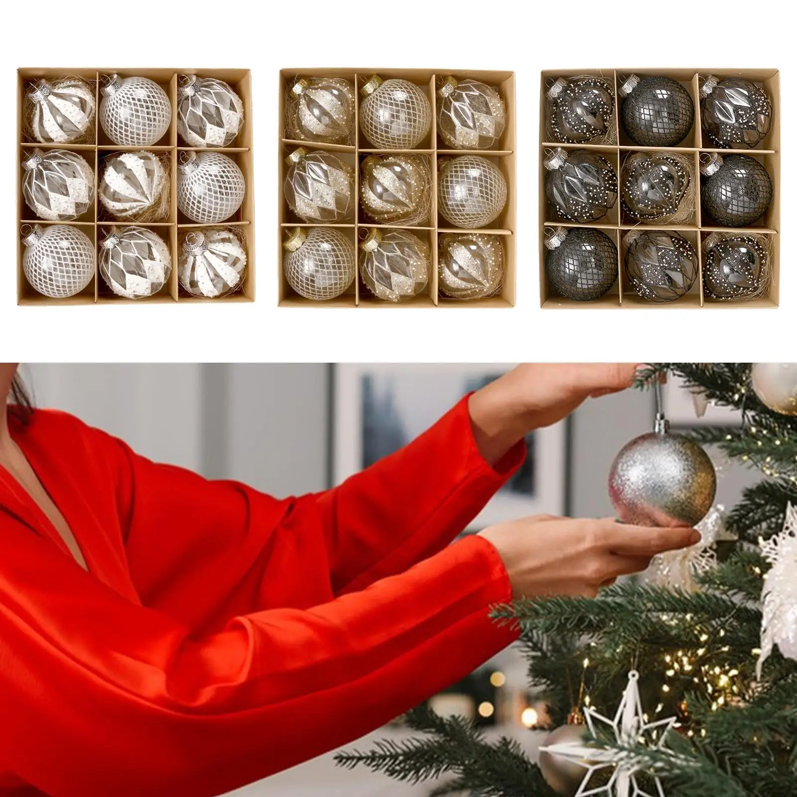 9X Christmas Ball O…