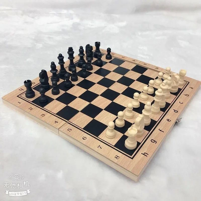 Jeu d'échecs design Dames 3-en-1 Portable - Garosa - Jeu d'échecs Design - Echiquier