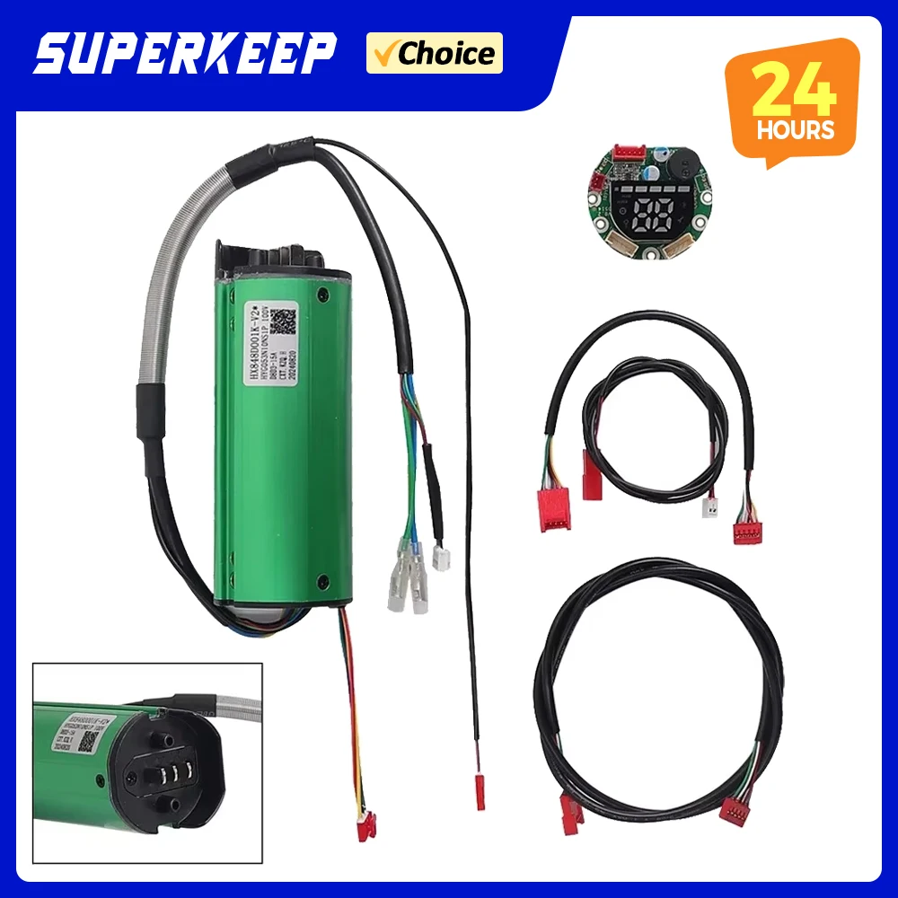 

Motor Controller 48V 15A Dashboard Kit For HX X8 Electric Scooter Data Line Central Control Instrument Panel Display Screen Part
