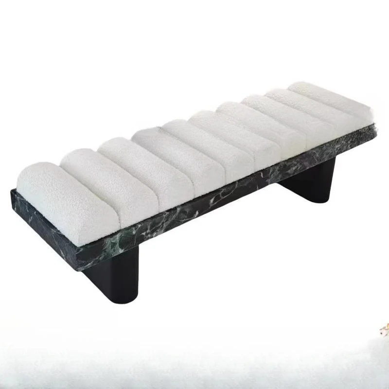 

Bedroom Stool Cloakroom Bench Club Marble Leisure Living Room