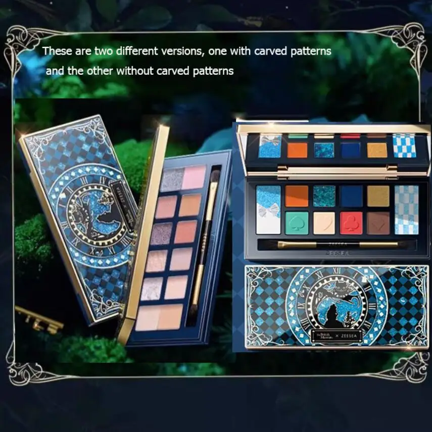 ZEESEA  Alice 12 Color Eyeshadow Matte Glow Shimmer Waterproof Glitter Eye Shadow Palette Makeup Paletas De Maquillaje