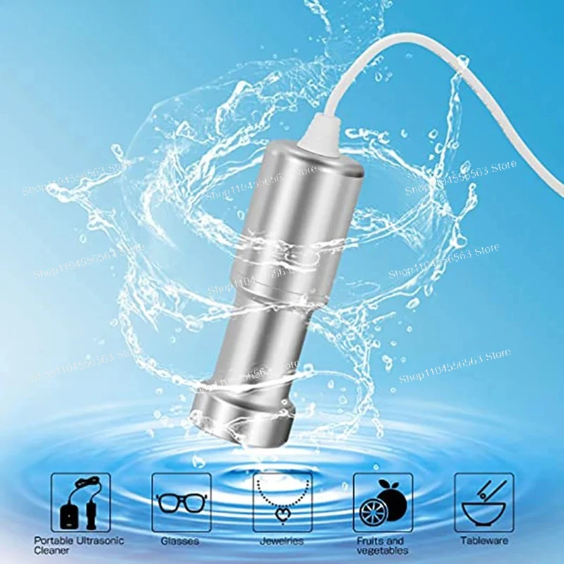 Professional Mini Immersible Ultrasonic Cleaning Stick - Professional Household Cleaner for Vegetables, Fruits, Dishes & Clothes