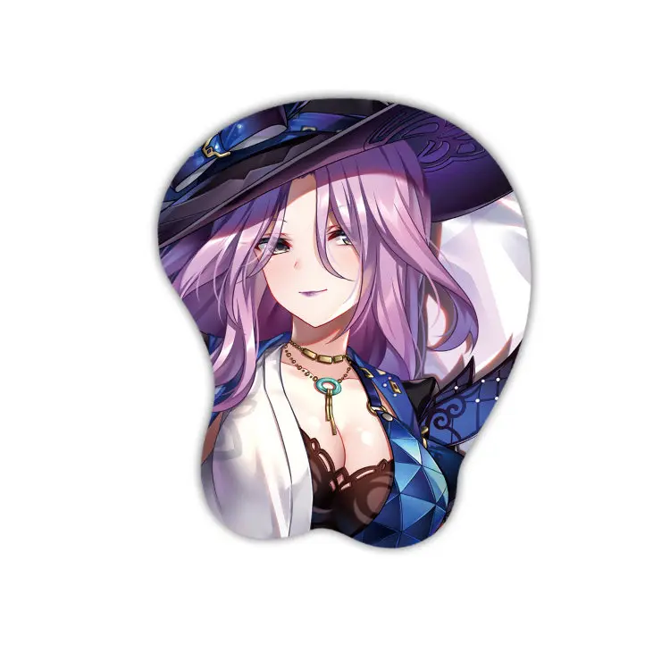 Jade 3D Mouse Pad Honkai Star Rail Game Hand Wrist Rest Mousepads Oppai Soft Mouse Mat Office Work Gaming Otaku Xmas Gift