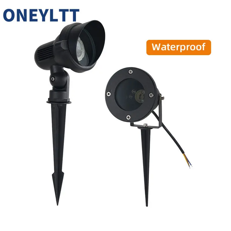 IP65 Outdoor Garden GU10 MR16 220V 110V LED Lawn Spike Light Pond Path Landscape Spot Light Bulbs